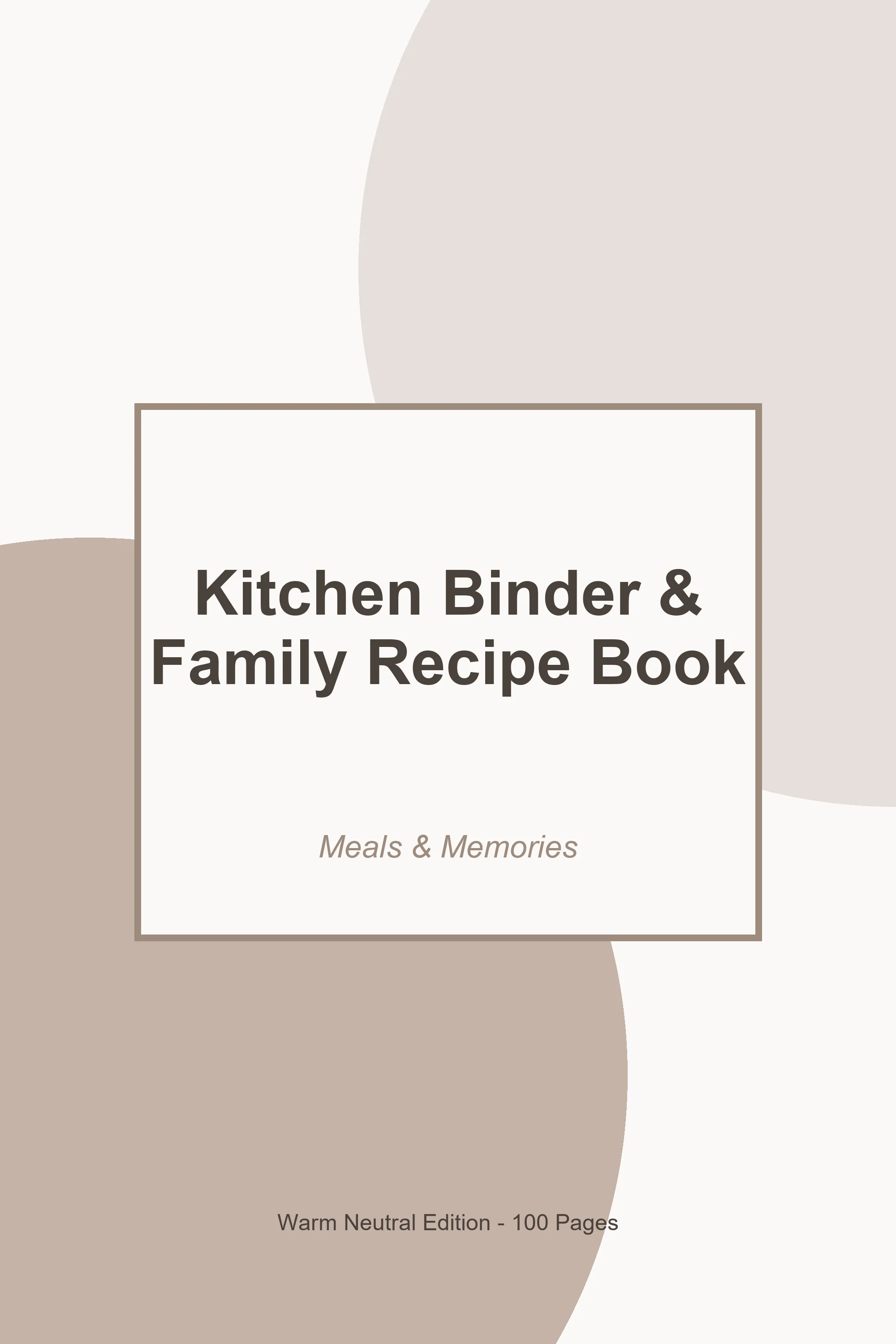 Weekly Meal Planning With a Kitchen Binder