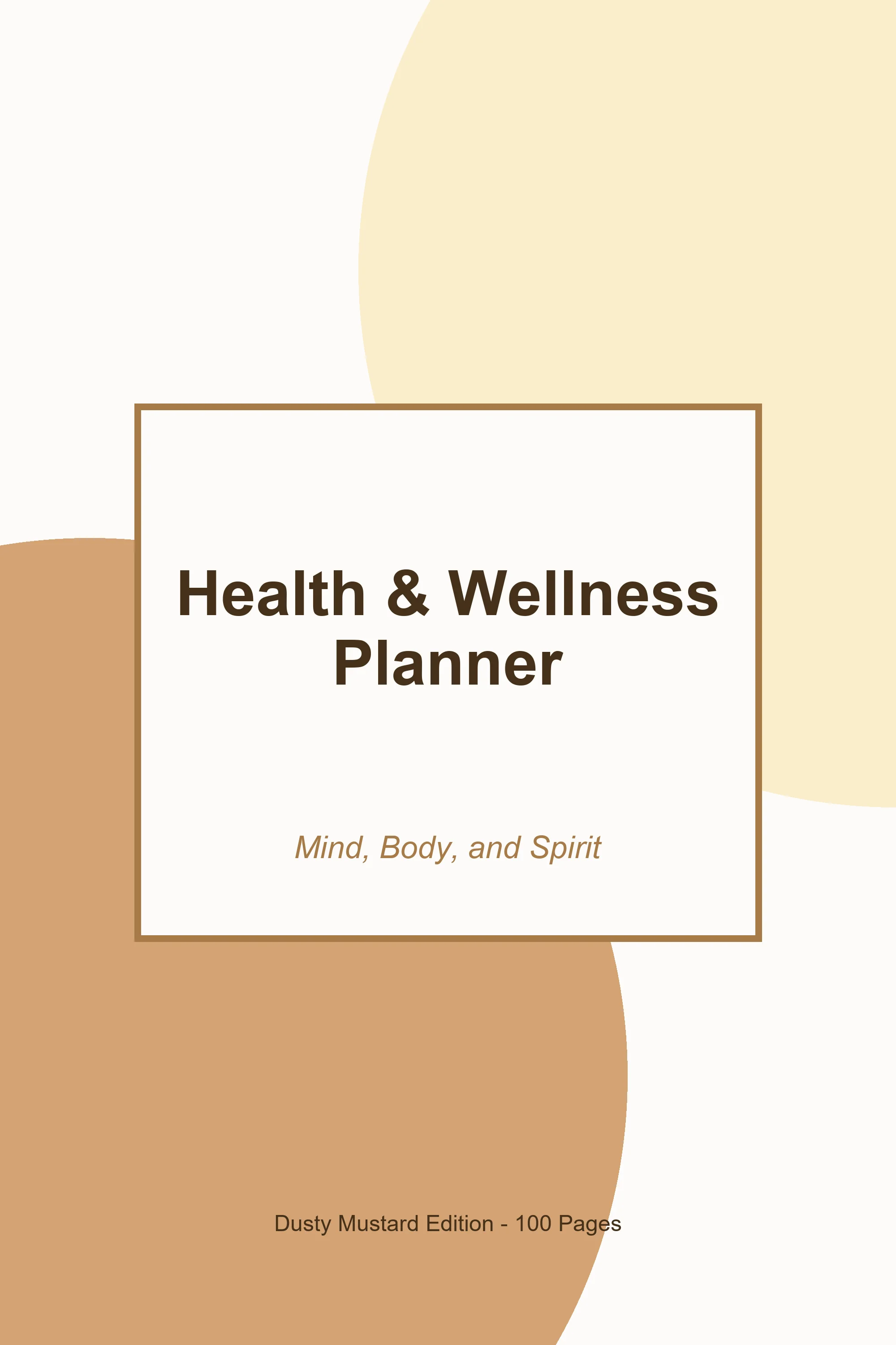 Build Healthy Habits With a Wellness Planner