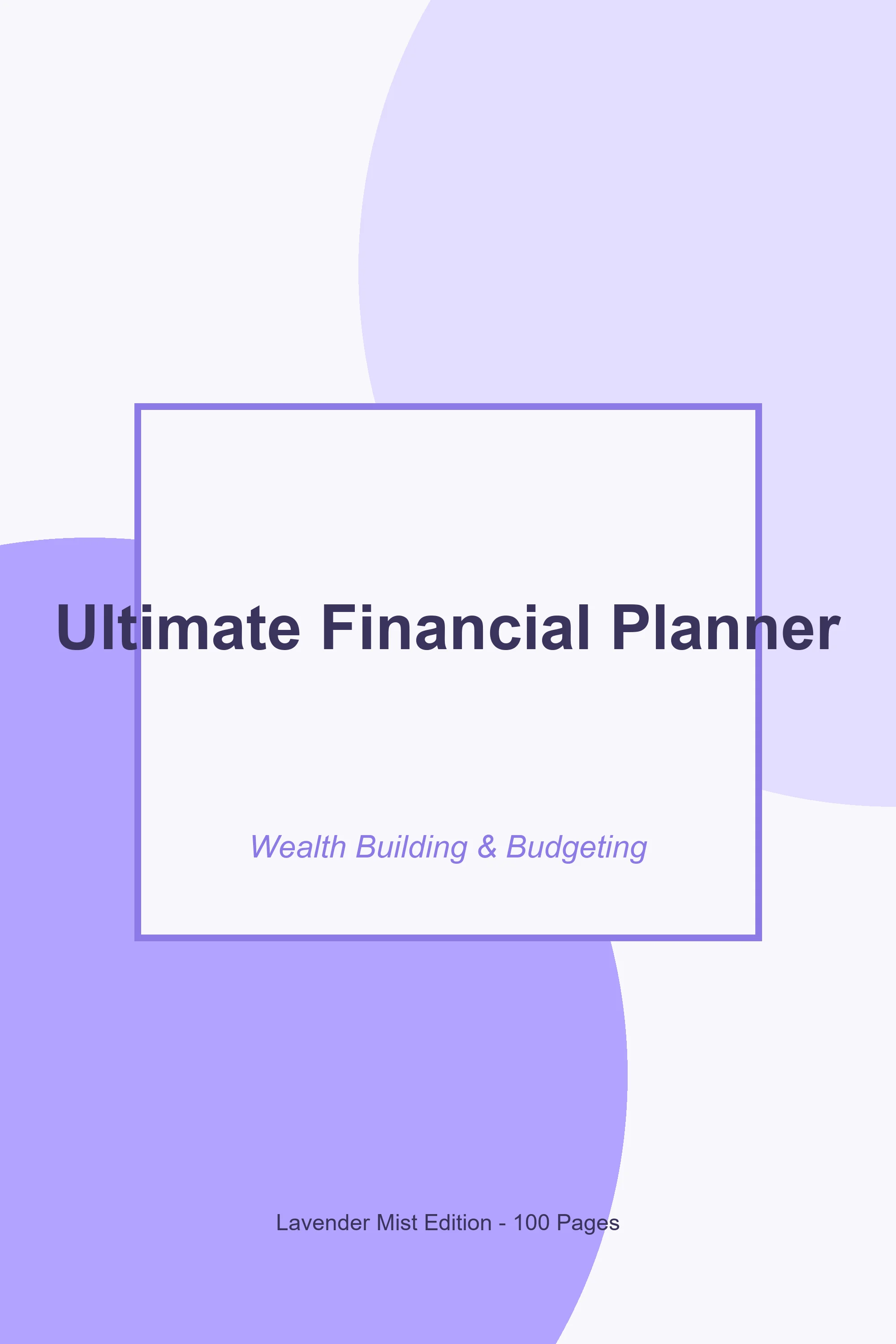 Ultimate Financial Planner – Lavender Mist