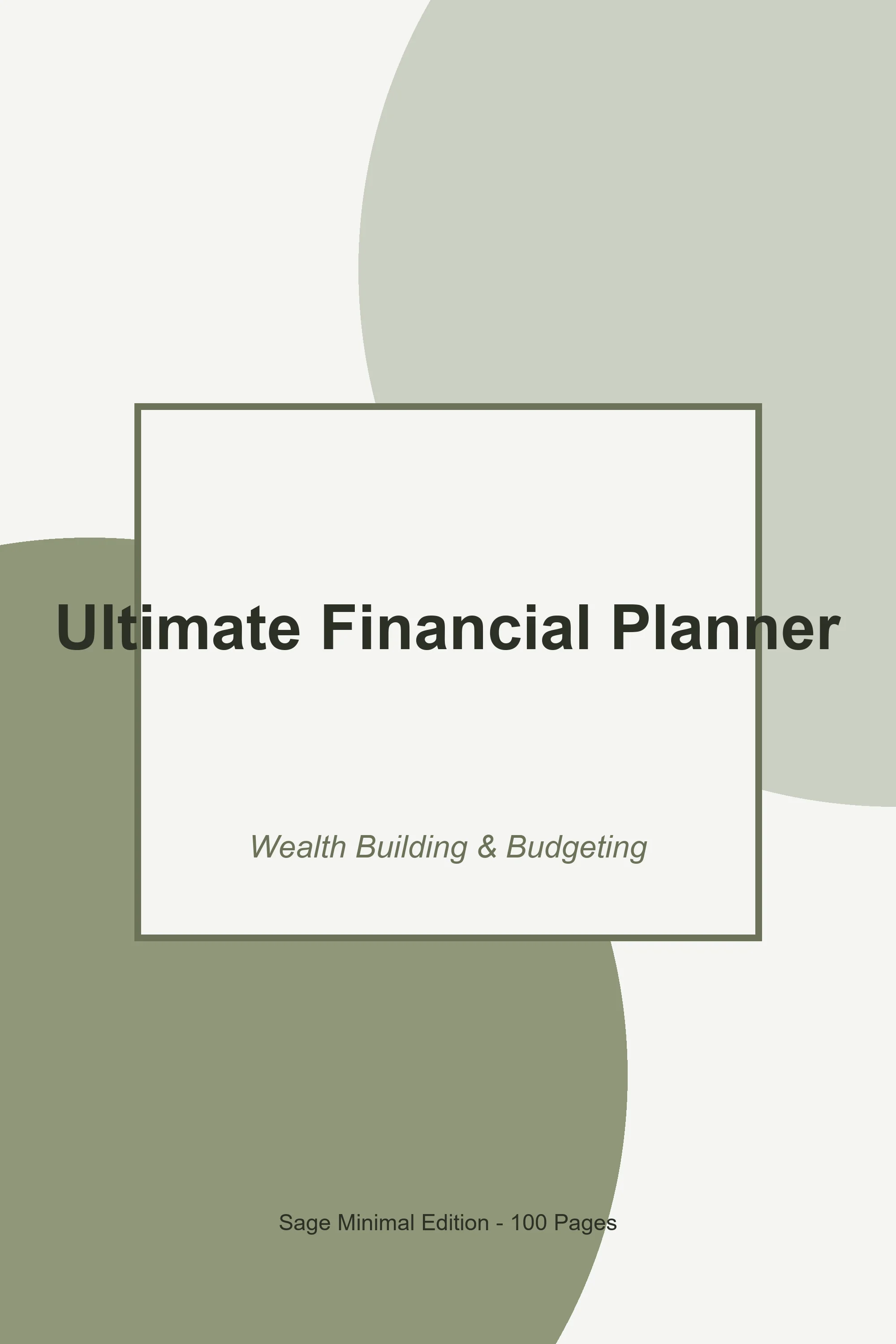Ultimate Financial Planner – Sage Minimal